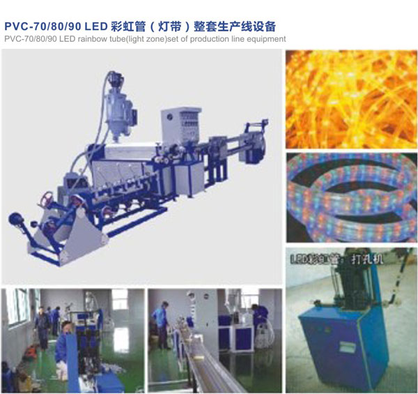 LED彩虹管擠出機、LED燈帶押出機